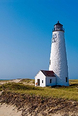 Great Point Lighthouse on Nantucket, Mass